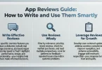 app reviews guide how to write and use them smartly