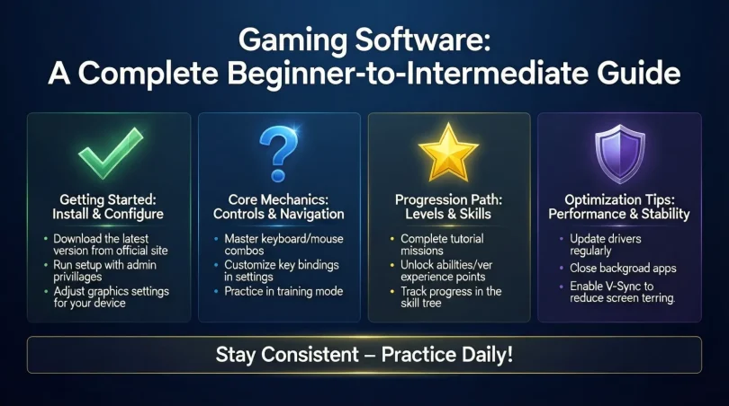 gaming software a complete beginner-to-intermediate guide