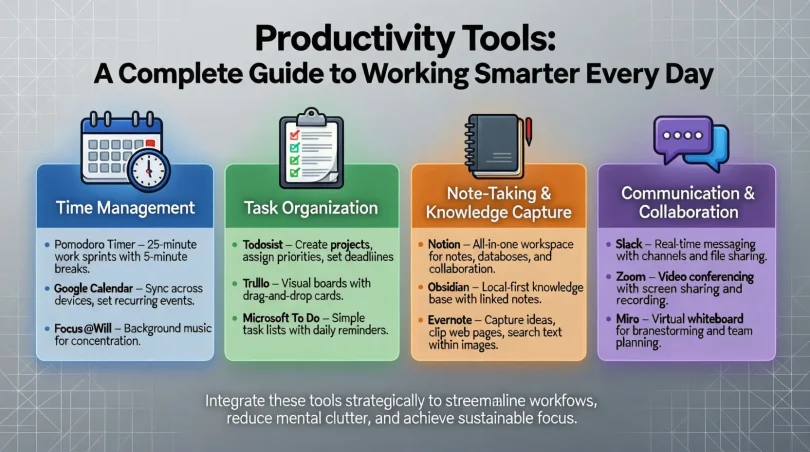 productivity tools a complete guide to working smarter every day