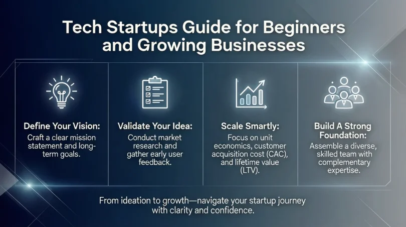 tech startups guide for beginners and growing businesses